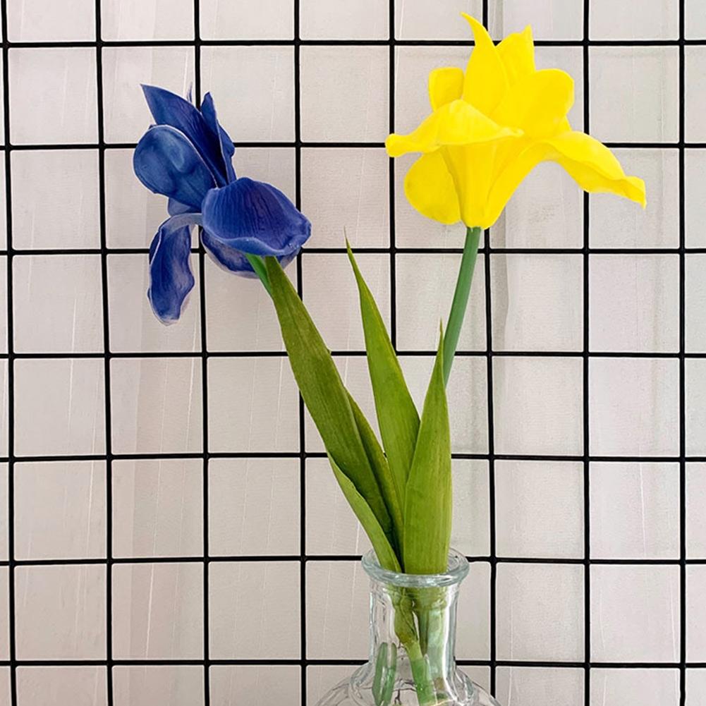 Artificial Flower Artificial Flower Blue Deep Purple Iris Flowers