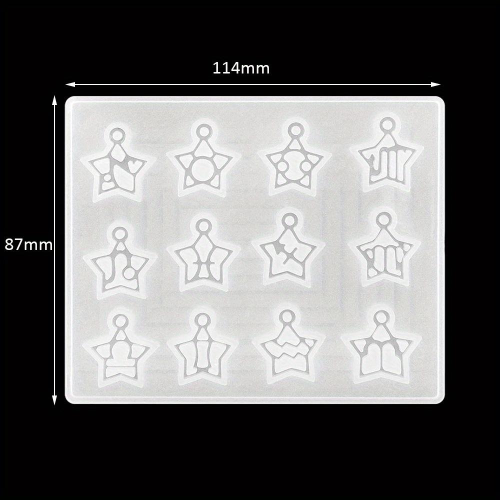 

12 Зодиакальных Созвездий Смоляные Формы Круглые Звездные Знаки Зодиака Эпоксидные Силиконовые Формы для Литья для DIY Изготовления Ювелирных Изделий и Поделок Star