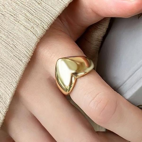 

925 Silve Love Heart Ring for Women Girl Gift Line Pearl Korean Sweet Jewelry Birthday Gift Dropshipping