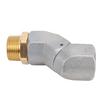 1 Inch NPT Fuel Nozzle Adapter 360 Degree Rotating Zinc Alloy Refueling Hose Connector for Transfer Pump Tank