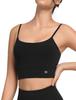 Yvette Sports Perfect for Dance and Size Black Women's Bra, Wireless, Padded, U-Neck, Stylish, Breathable, Yoga, M,