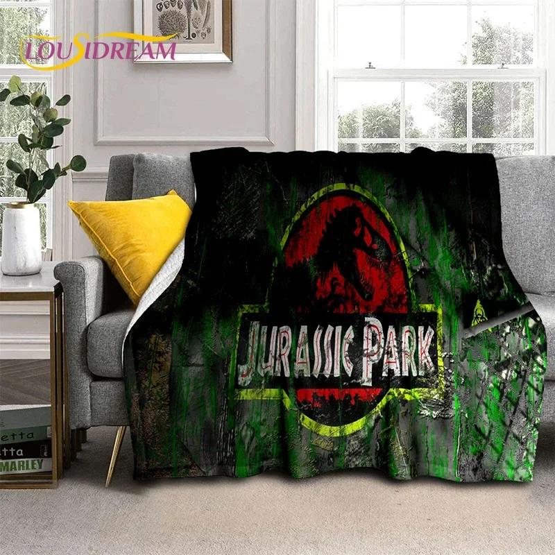 3D Cartoon Jurassic Park Dinosaur Dino Soft Flannel Blankets,Throw Blanket Comfortable Blanket for Picnic Beds Home Bedroom Kids