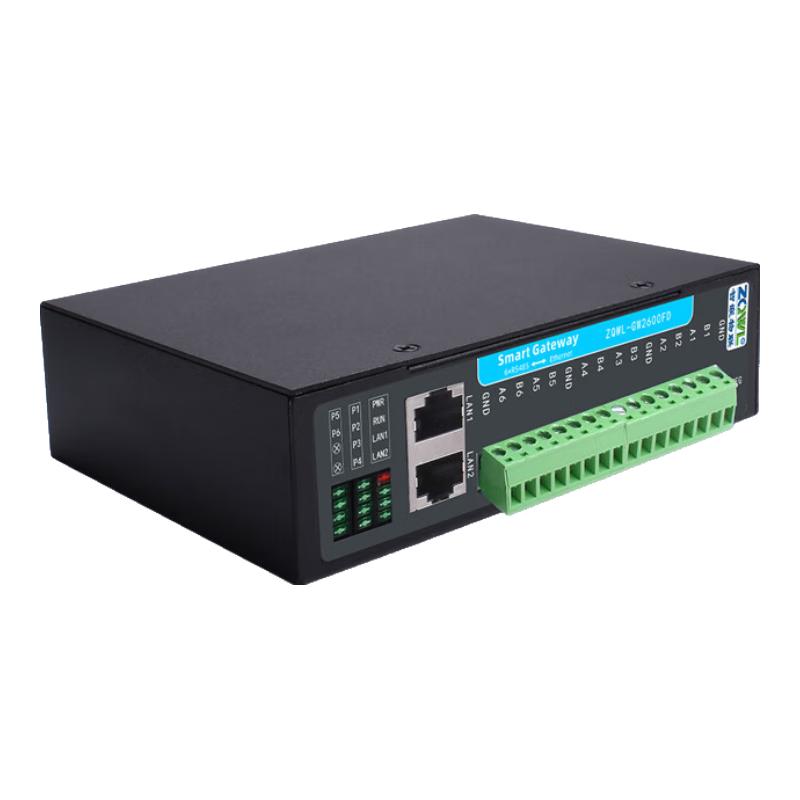 

Zhiqian IoT Isolated 6-Channel RS485 to Ethernet Gateway