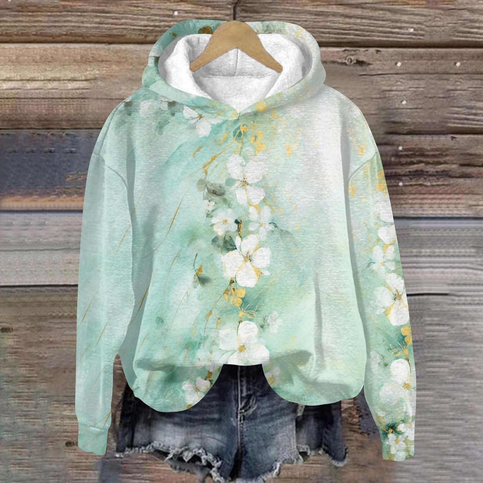 

Жіноча мода Щоденні універсальні повсякденні світшоти Топ з довгими рукавами Світшоти L