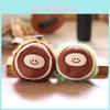 Chestnut Plush Keychain Soft Pp Cotton Stuffed Animal Bag Charm Gift For Kids Teens