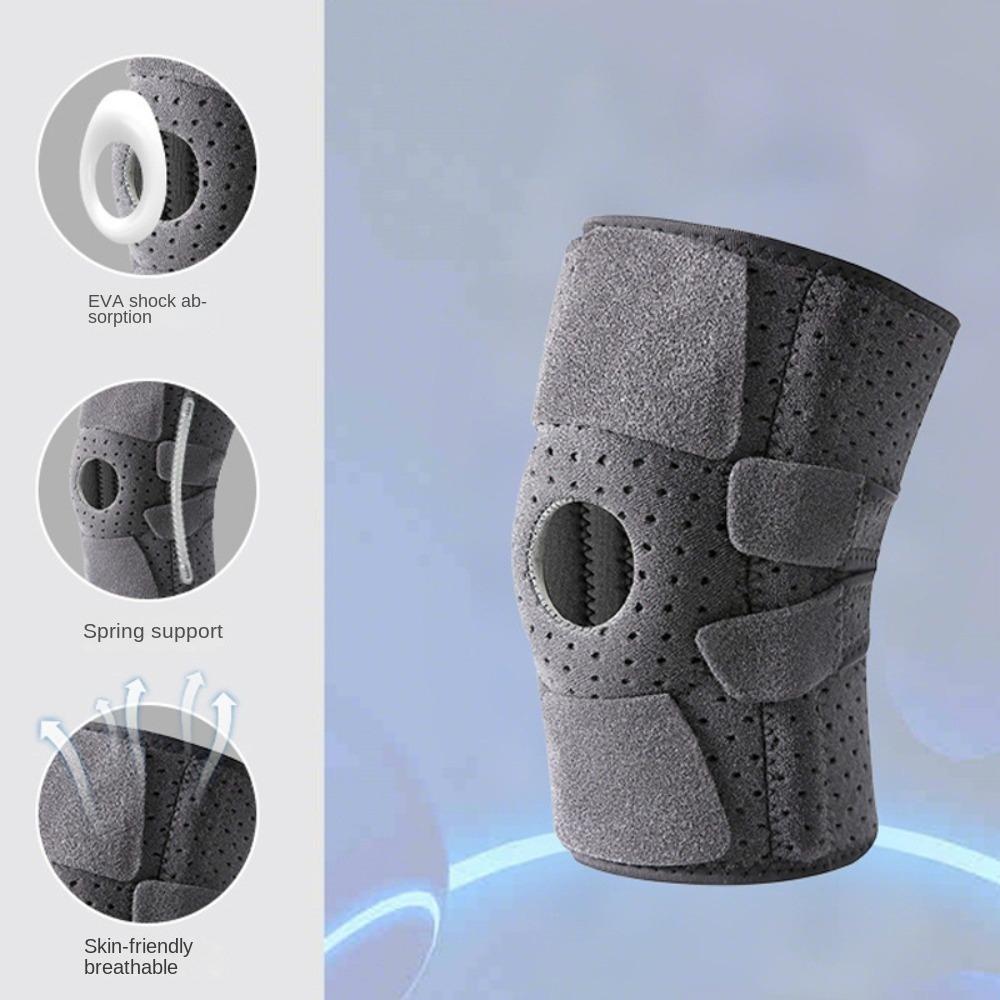 Kniebandage Patella Schutzband Verstellbare Sport Knieorthese Kinder Knieschoner Fitness