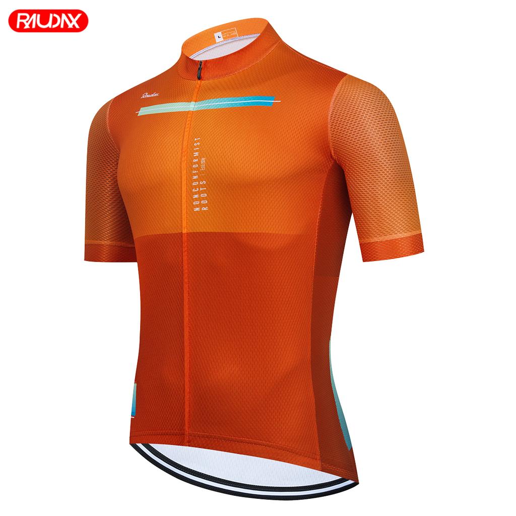 2026 Raudax Road Bike Jersey Set Men Cycling Clothing Summer MTB Team Clothes Short Sleeve Uniform Triathlon Skinsuit Ropa De Hombre