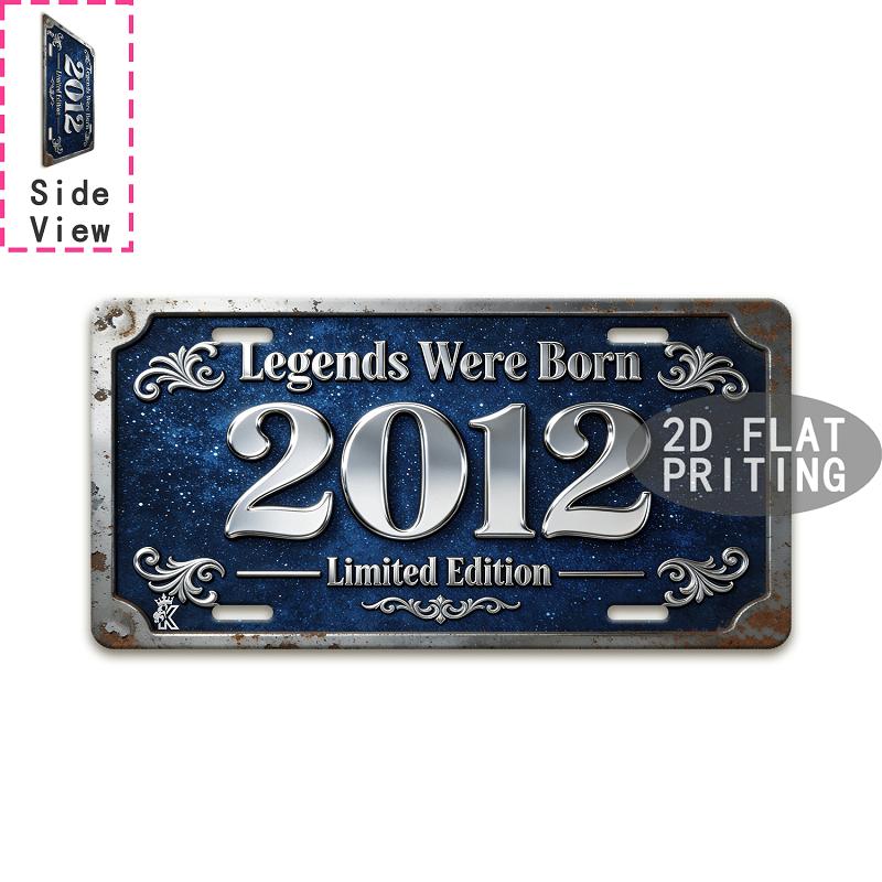 

Vintage Retro Legends Were Born Limited Edition Aluminum Tin Sign Wall Art Decor for Birthday Gift Garage Bar Man Cave D 15x30cm(5.9x7.8inch)