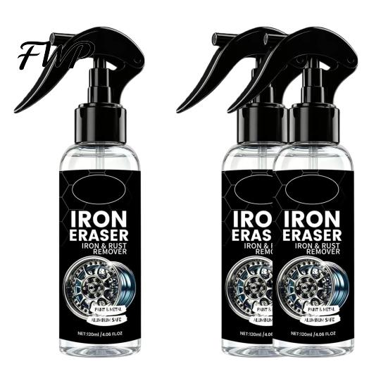 Rust Removal for Nuts And Bolts Iron Remover Spray Cars, Wheels Brake Dust, Powder 120ml Metal Cleaner Auto Paint, Fast Dissolve Stain
