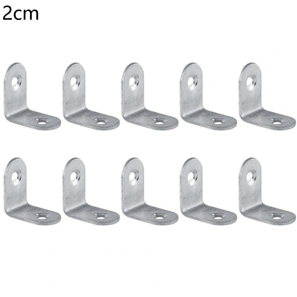 Corner Support Silver Color Right Angle Brace Stainless Steel Sturdy Practical Shelf Stand Corner Brace