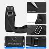 WEIXIER Men's Crossbody Shoulder Bag Messenger Bag Mini Purse Travel Passport Wallet Bag
