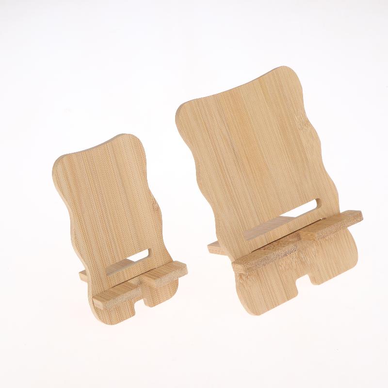 Wooden Desktop Phone Holder Desktop Lazy Mobile Phone Stand Tablet Stand Universal Multi-Functional Wooden Stand