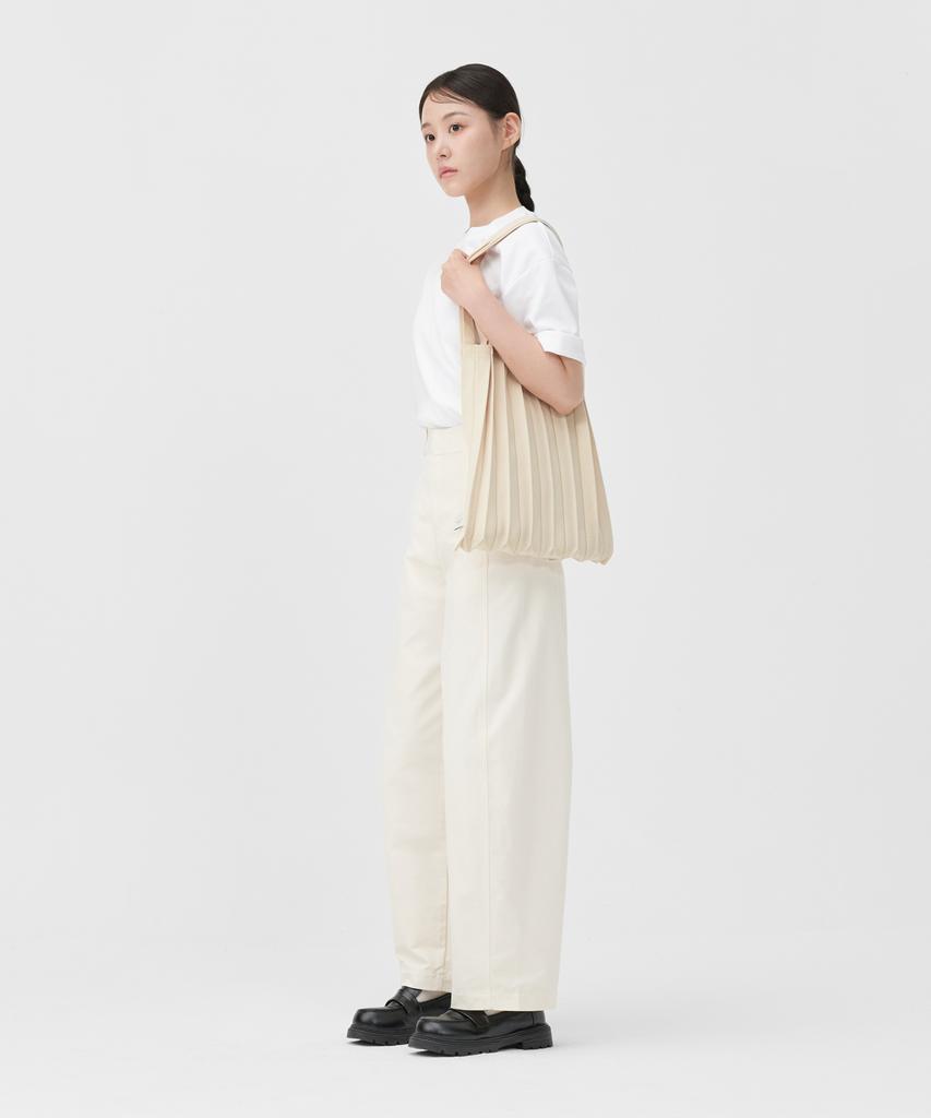 Pleatsmama New Shoulder Bag Ivory