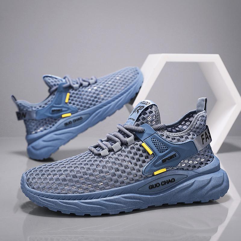 Mode CYYTL Schuhe für Herren Sommer Outdoor Mesh Sneaker Lässig Atmungsaktiv Laufschuhe Tennis Plateau Sport Wandern Luxus Designer Slipper