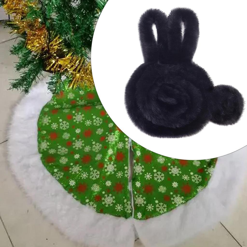 Artificial Fur Ribbon Furry Strip Costume Accessory Christmas Tree Skirt Trimming