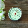 Portable Round Thermometer Fashion Mini Thermometer with Metal Frame for Auto