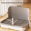 Anti-Splash Dog Toilet - Easy Clean Potty with Post for Medium and Small Dogs