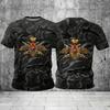 Men's 3D Printed T-Shirt Short Sleeve O-Neck Pullover Casual Top