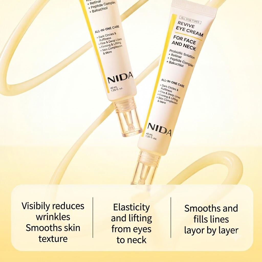 Nida Revive Augencreme für Gesicht & Hals 40ml