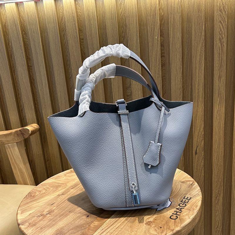 

Сумка-тоут из натуральной кожи личи нового стиля для женщин Medium 22CM