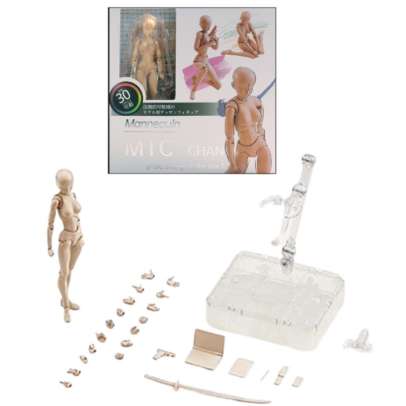 Action Figure Drawing Model Artists Gift Abs Human Mannequin Kit Men Bjd Women