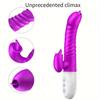 Thrusting G Spot Rabbit Dildo Vibrator, Tongue Licking Rotating Vibrating Women Couples Adult Sex Toys, Female Clitoris Vibrator Wand Stimulator Toy