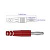 Upgrades 4mm Double Molded Banana Connector Cables Strong 4mm Test Cable for Stable Signal Transmission & Long