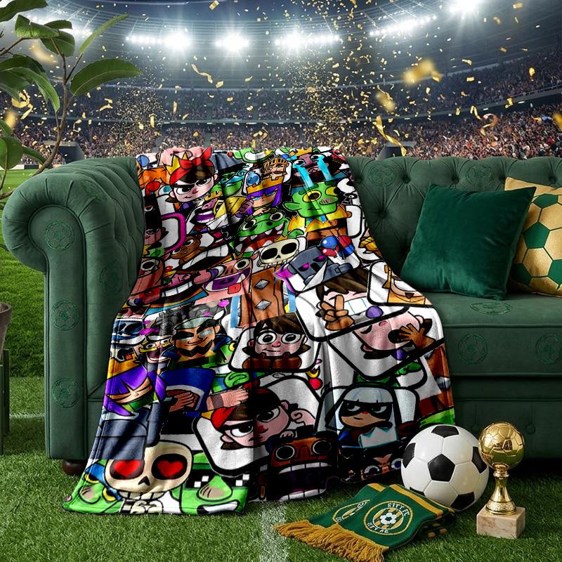 Clash Royale Heroes Collage Blanket Lightweight Ideal Bedding Blanket Perfect for Travel, Camping, Living Rooms, Offices, Sofas, Fan Christmas Gift