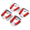 Car Door Lock Cover Trim Stickers Compatible with BMW X1 U11 2023 2024 Car Door Lock Pin Panel Frame Cover Decal Interior Trim Protection