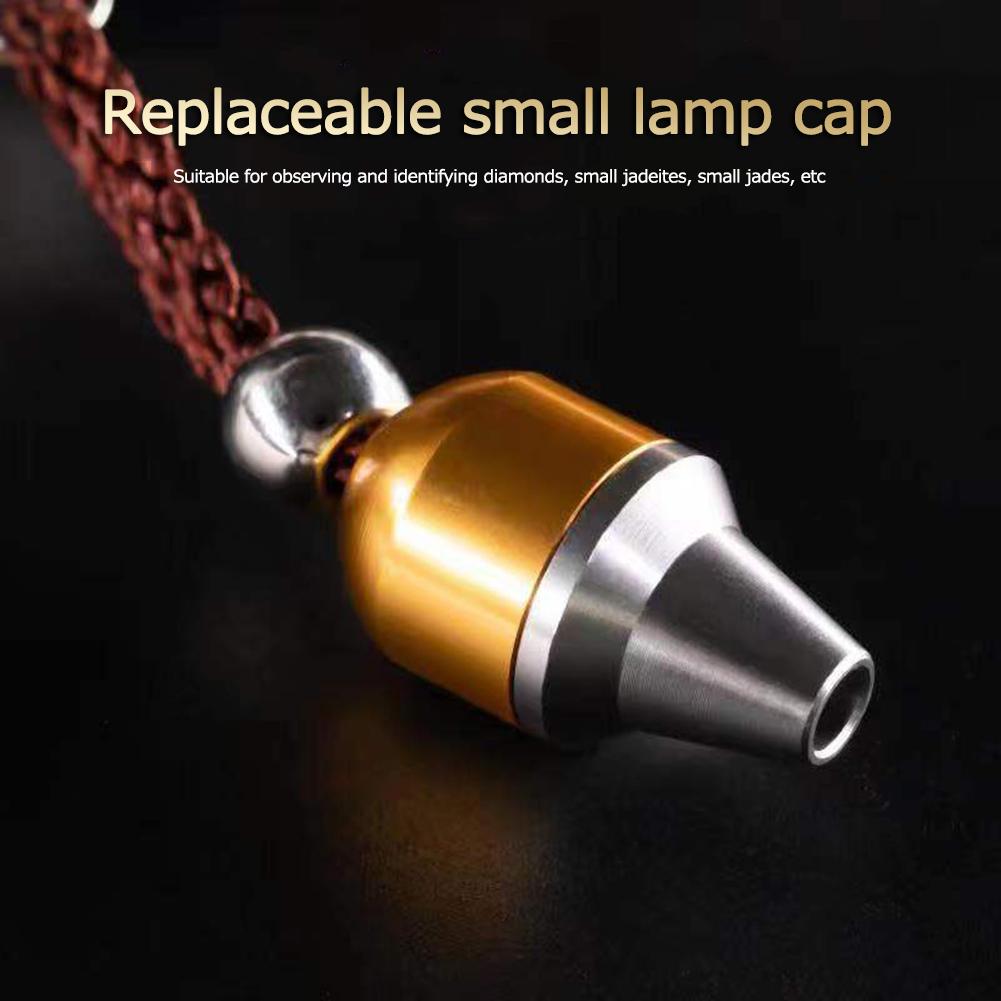 Jade Detector Light 3 Modes 365nm Jade Identification Flashlight Ultraviolet LED UV Torch Lamp for Emerald Jewelry Gems Amber