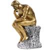 European Style Thinker Sculpture: Creative Ornament for Bookcases and Wine Cabinets