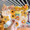Fur Rabbit Knit Pet Hairpin Accessories Set Autumn Winter Cute Girl Boy Party Dog Grooming Bows Yorkshire Long Hair Animal Goods