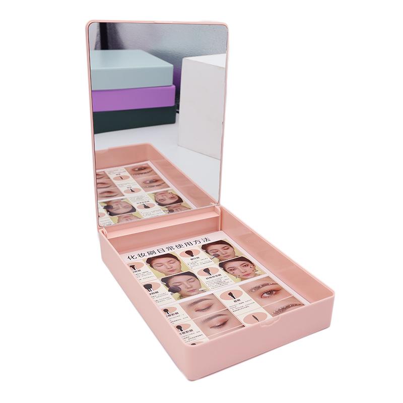 11-Piece Pink Makeup Brush Set: Eyeshadow, Contour, and Powder Brushes