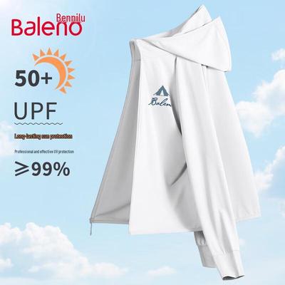 Baleno UPF50+ Lehká bunda s kapucí z ledového hedvábí pro ochranu před sluncem