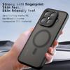 For Xiaomi 15T Pro Case Shockproof Magnetic Matte PC+TPU Anti-fingerprint Translucent Cover for Xiaomi Mi 15T