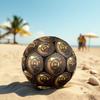 Steampunk Lizard Emblem Round Football Size 5 Adult Ball Suitable for Training Matches and Outdoor Team.