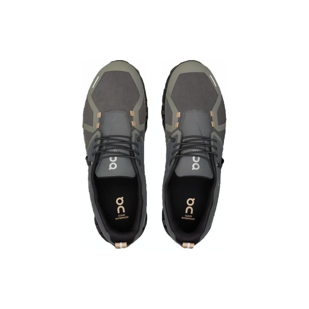 ON Cloud 5 Waterproof Asphalt Magnet Herren Sneaker Grau 59.97991
