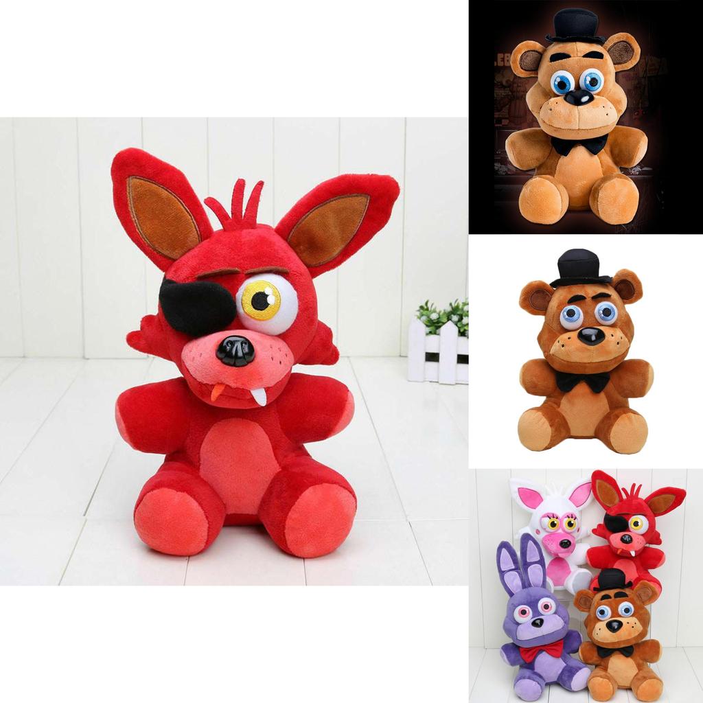 Charming Five Nights At Freddy's Plush Toy Bear Fox Bonnie Golden For Kids And Collectors