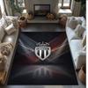 Футбольный ковер Monaco FC с футбольным узором, мягкий ковер для пола, нескользящий ковер для помещений, спортивный декоративный коврик для спальни