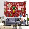 Buddy The Elf Collage Tapestry Decoration Art Aesthetic Tapestries for Living Room Bedroom Home Wall Cloth Wall Hanging