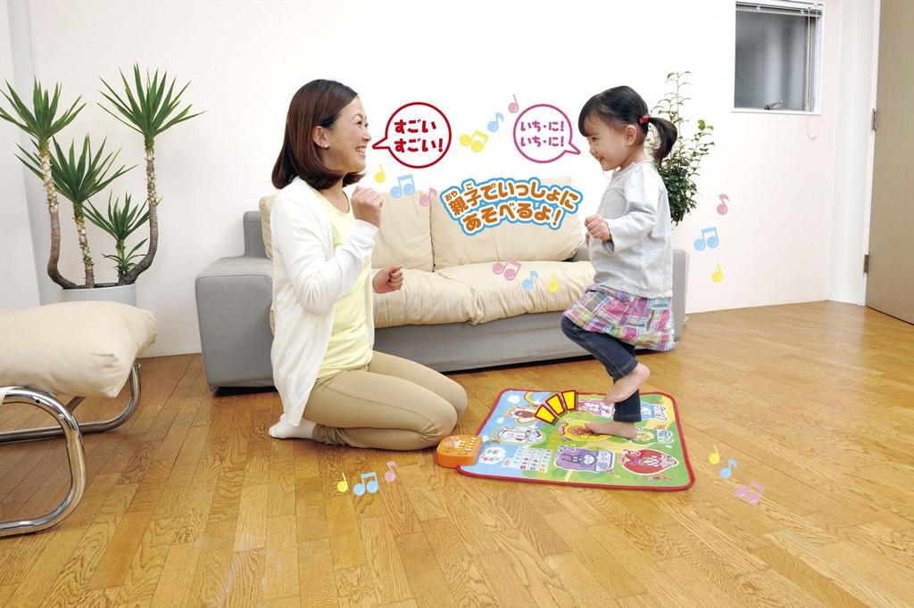 Use Your Whole Body and Step To the Anpanman Eurhythmics Mat Rhythm!