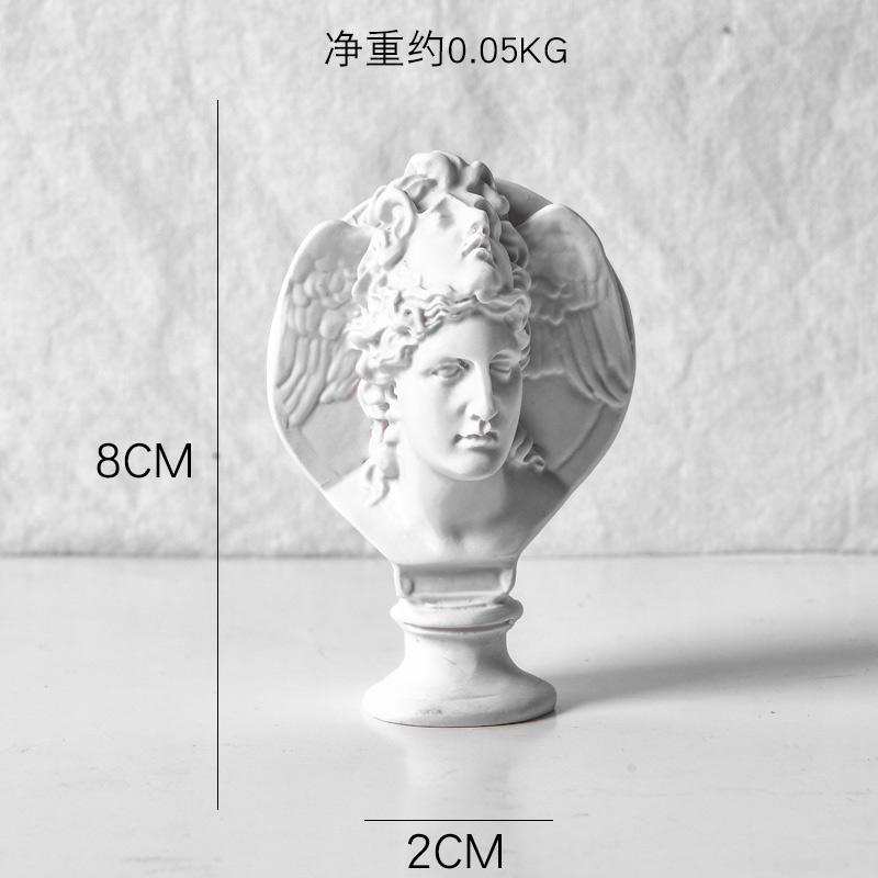 Nordic Retro Imitation plaster Resin Venus God of War Character head sculpture Home decoration crafts Drawing sketch Greek