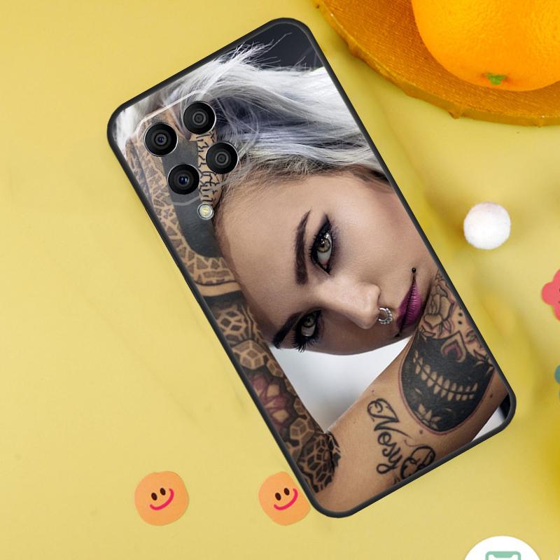 Sexy Tattoo Girl Case For Samsung Galaxy M31 M32 M12 M52 M21 M15 M55 M56 M36 M16 M06 M13 M33 M53 M14 M34 M54