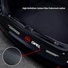Carbon fiber car trunk floor protector sticker - scratch-resistant sticker ForOpel Insignia Astra Antara Meriva Zafira H G Corsa