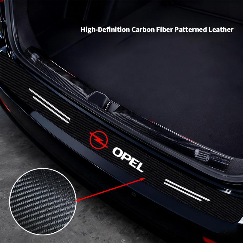 Carbon fiber car trunk floor protector sticker - scratch-resistant sticker ForOpel Insignia Astra Antara Meriva Zafira H G Corsa