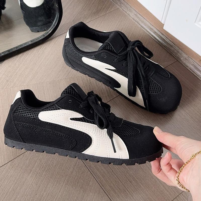 Sneakers Women Casual Shoes Women Loafers Lace Up Flat New Spring Casual Comfortable Mom Shoe Mujer Chaussure Femme