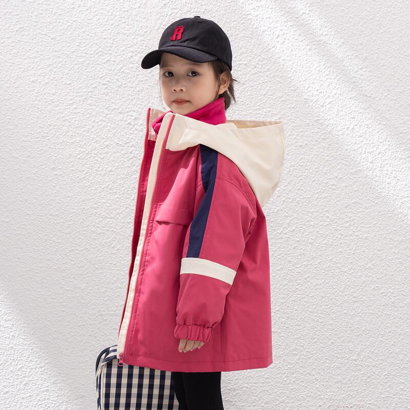 Tutuxiaoxiang Kids' Hooded Windproof & Waterproof Outdoor Jacket