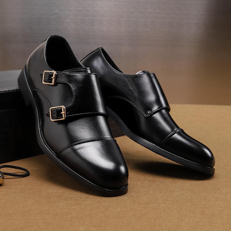 Mens Dress Shoes Men's  Leather  Skin Shoes for Men Elegant Casual Business Luxury Social Male Shoe