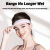 Seamless Elastic Sweatband Non Slip Moisture Wicking Fitness Headband Sweat Absorption Sports Headband Basketball Sports