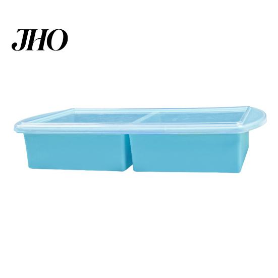 Caja de Comida para Control de Porciones Bandeja de Silicona para Congelar Sopa con Tapa Flexible Libre de BPA a Prueba de Fugas Moldes Versátiles para Congelar para Sopas Salsas Y Complementarios
